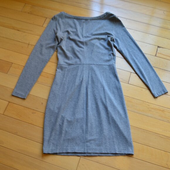 Diane Von Furstenberg Greece Gray Dress Size M - Picture 9 of 10